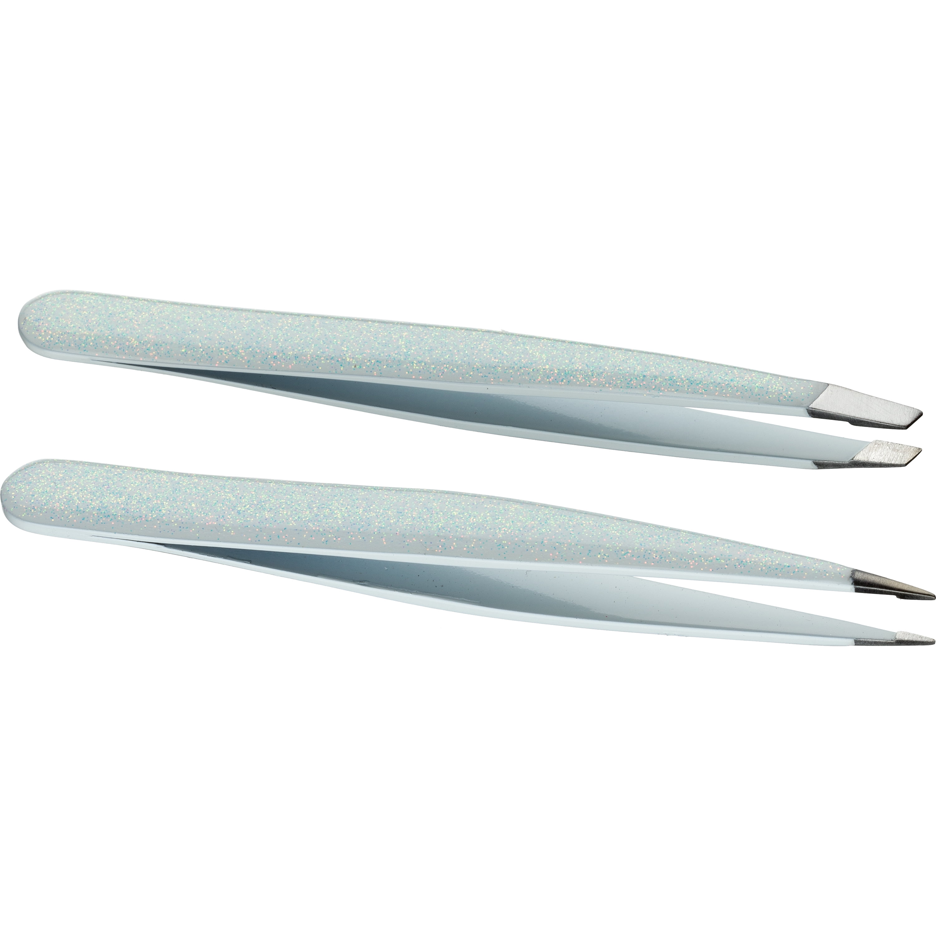 Japonesque Slanted & Pointed Stainless Steel Tweezers Natural Shimmer