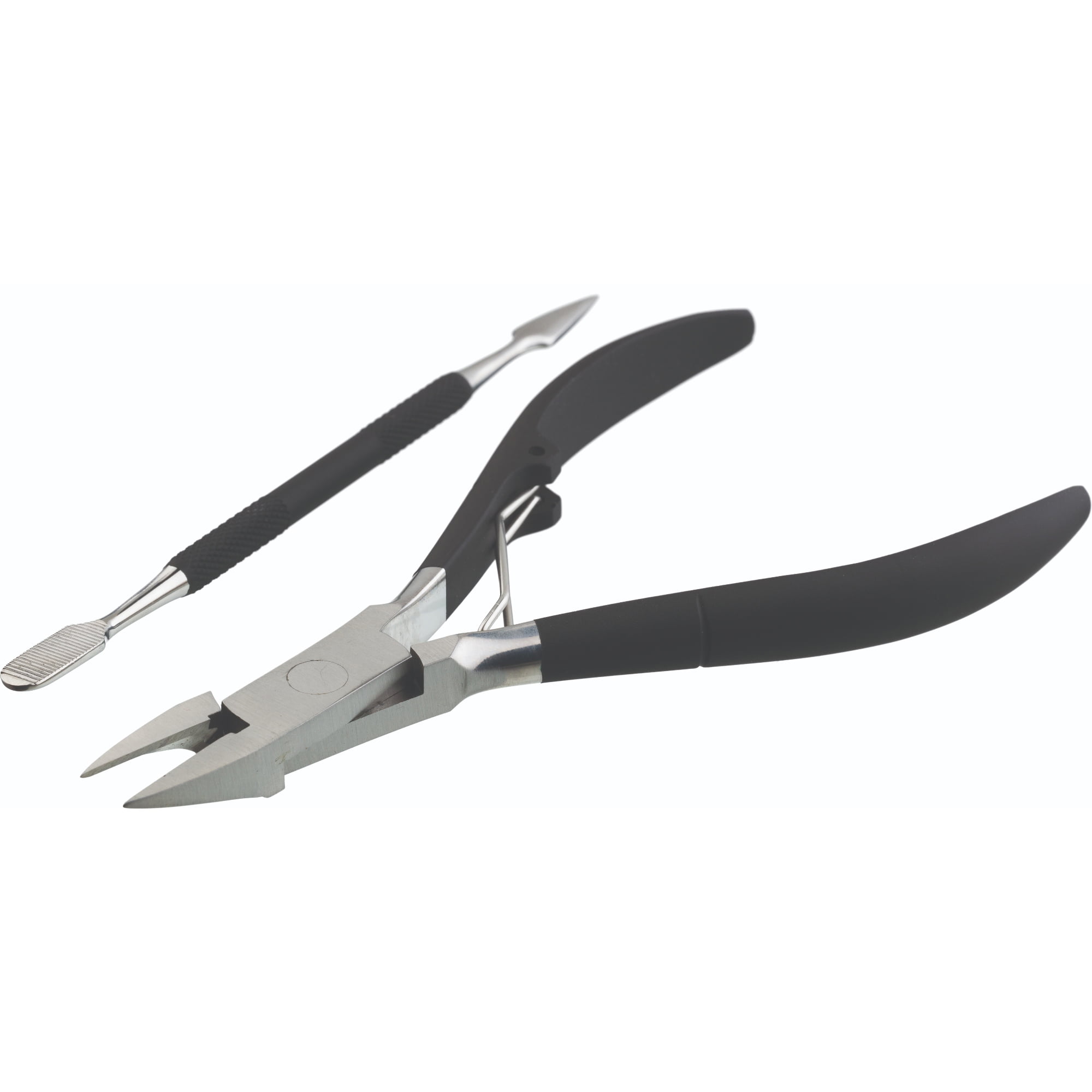 Japonesque Toenail Clipper & Cuticle Pusher Soft Touch Stainless Steel