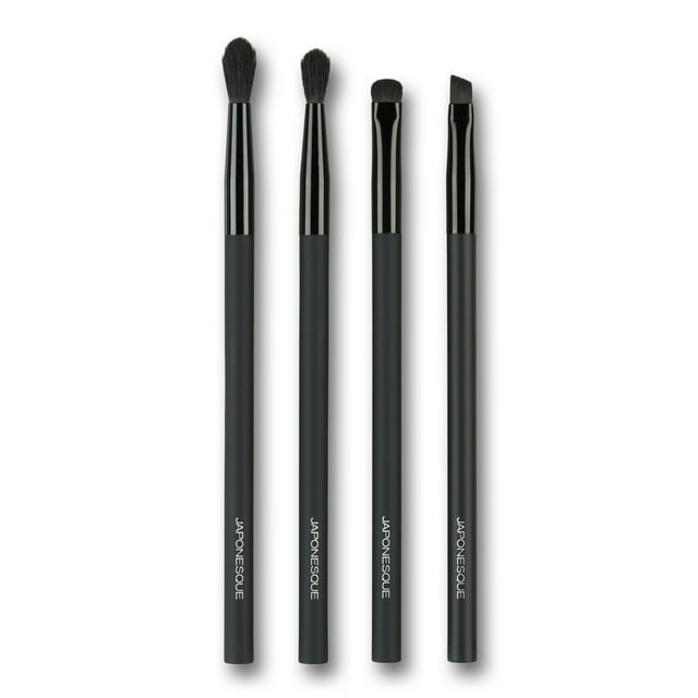 Japonesque Velvet Touch Eye Essentials Makeup Brush Eye Kit, 4Piece