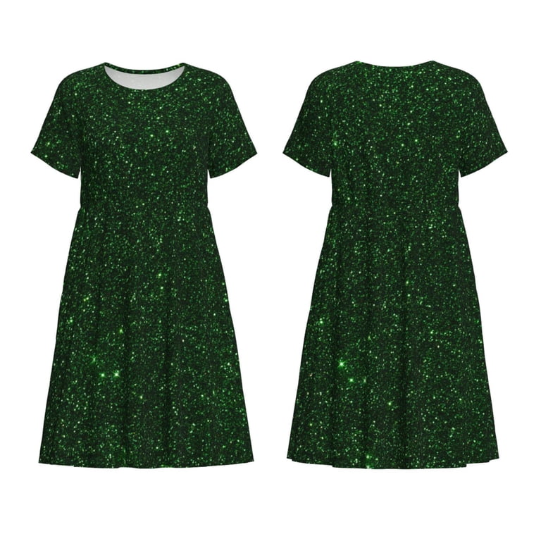 slim fit dress slacks Short Sleeve Sequin Short Semi-Formal Dress main image 1
