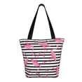 thumbnail image 1 of Japuie Flamingos Print Women's Crossbody Tote Handbag,Shoulder Bag,Casual Tote,Satchels Crossbody Purse,Top-handle Tote Handbag,for Travel College Work, 1 of 7
