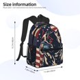 thumbnail image 1 of Japuie Patriotic Bulldog Art Print Casual Backpack,Waterproof High School Bookbag,Lightweight Travel Daypack,College Backpack,Middle School Bag For Girls Boys, 1 of 6