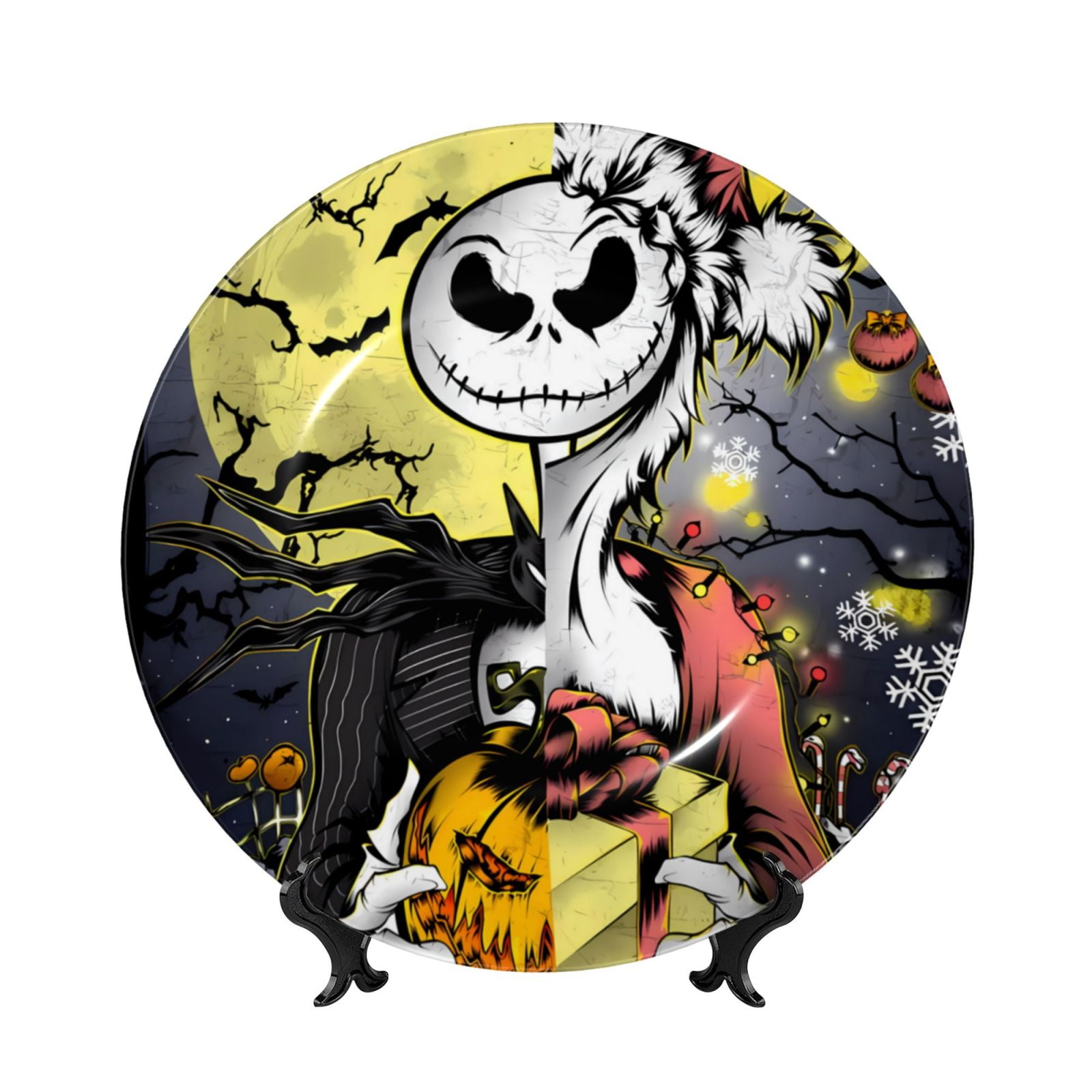 Japuie The Nightmare Before Christmas Print Bone China Plate ...