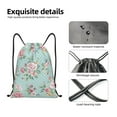 thumbnail image 1 of Japuie Vintage Floral Print Drawstring Backpack,Drawstring Bags, Draw String Back Bag,Sport Gym Bag for Sports, Gym, Travel, Swimming, Beach -Small, 1 of 7