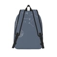 thumbnail image 1 of Japuie White Dandelion Durable Canvas Laptop Backpack - Water-Resistant, Adjustable Shoulder Strap, Large Capacity for 15-17in Laptops, Stylish & Lightweight for School, Work & Travel, 1 of 5