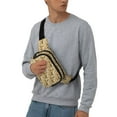 thumbnail image 1 of Japuie Wild West Cowboy Print Layer Fanny Pack with Adjustable Shoulder Strap,Double-Layer Waist Bag,Travelling Fanny Pack,Square Double Layer Waist Bag,for Exercise Running Travel Hiking, 1 of 7
