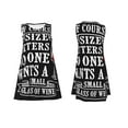 thumbnail image 1 of Japuie Wine Funny Print Summer Dresses for Women,Women's Sleeveless Dress,Beach Tshirt Tank Sundresses,Women's Summer Tank Midi Dress with Pockets,Tank Loose Sundress-X-Large, 1 of 6