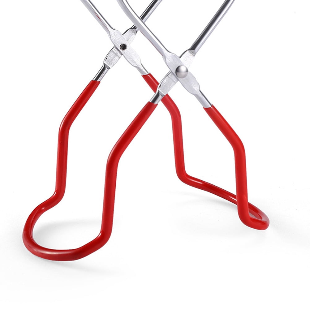 Jar Canning Lifter Tongs Stainless Steel Gripper Long Mason Lid Vintage