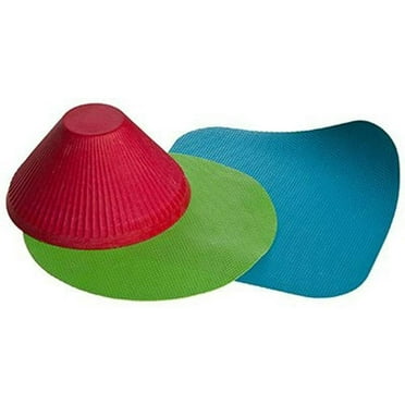 Jar Grips Multi-Purpose Lid Openers, Set of 3, ​Manual Rubber Anti-Skid Round Gripper Pad Bottle Cap Kitchen Jar Opener
