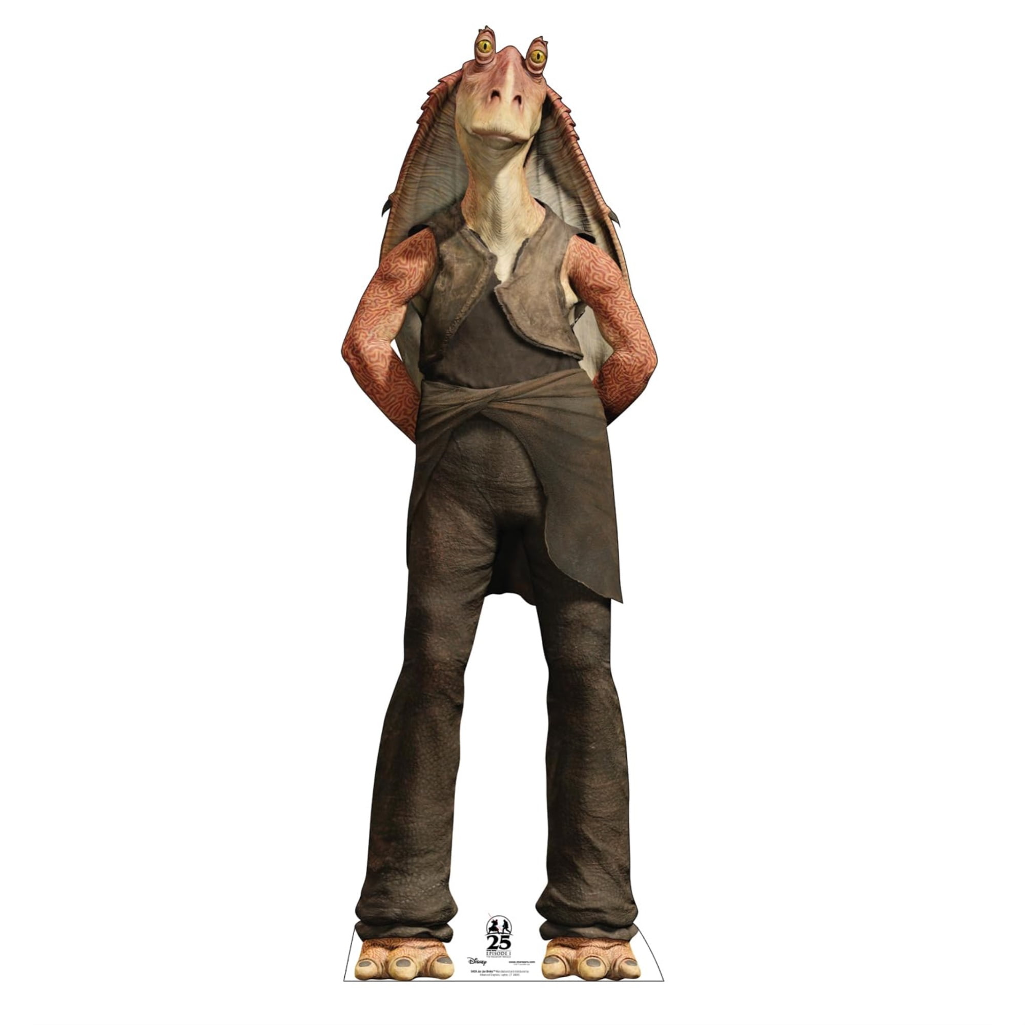 Cardboard People Jar Jar Binks Life Size Cardboard Cutout Standup - Marvels Star Wars: The Phantom Menace 25th Anniversary