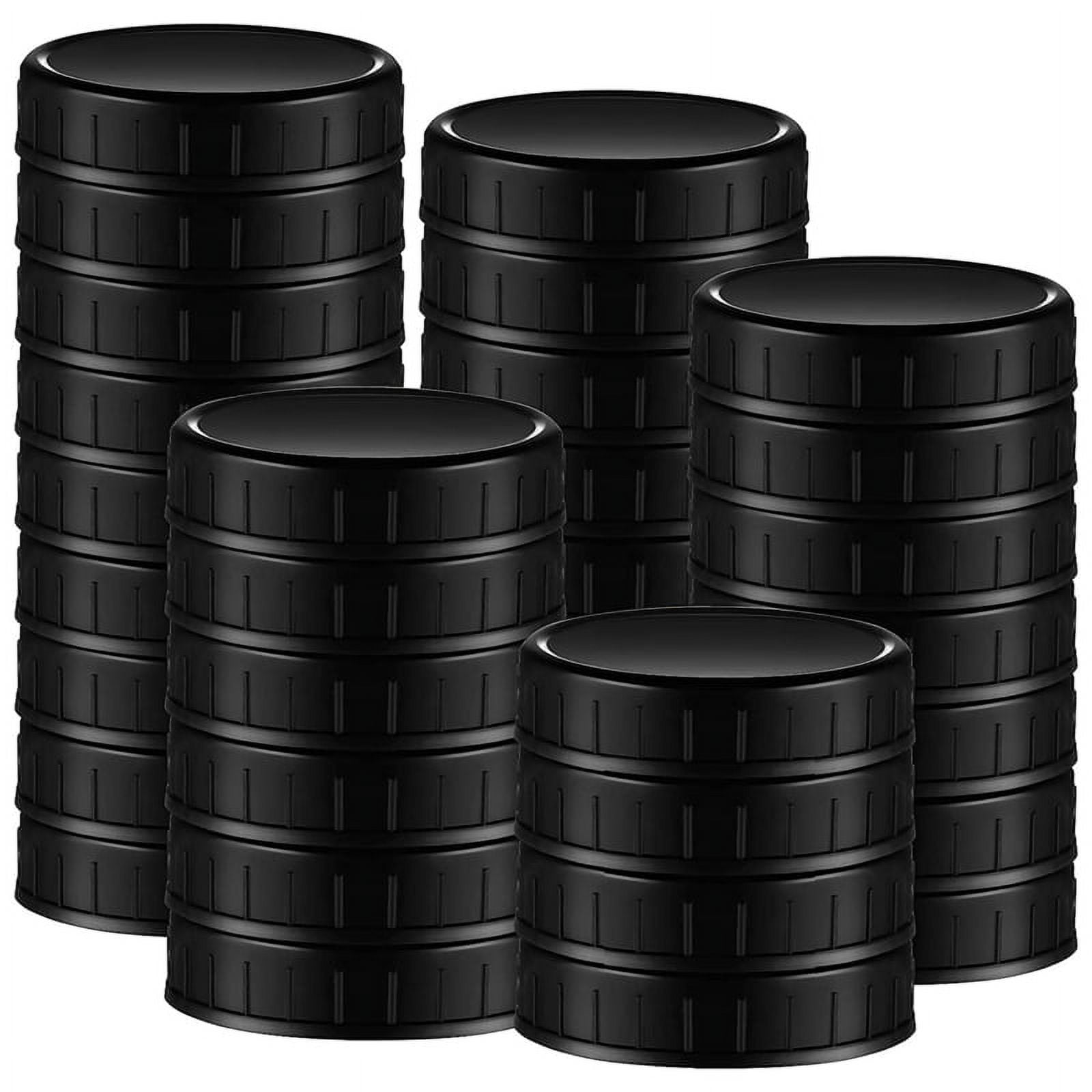 Jar Lids Plastic Storage Caps with Rubber Seal Replacement Plastic Lids