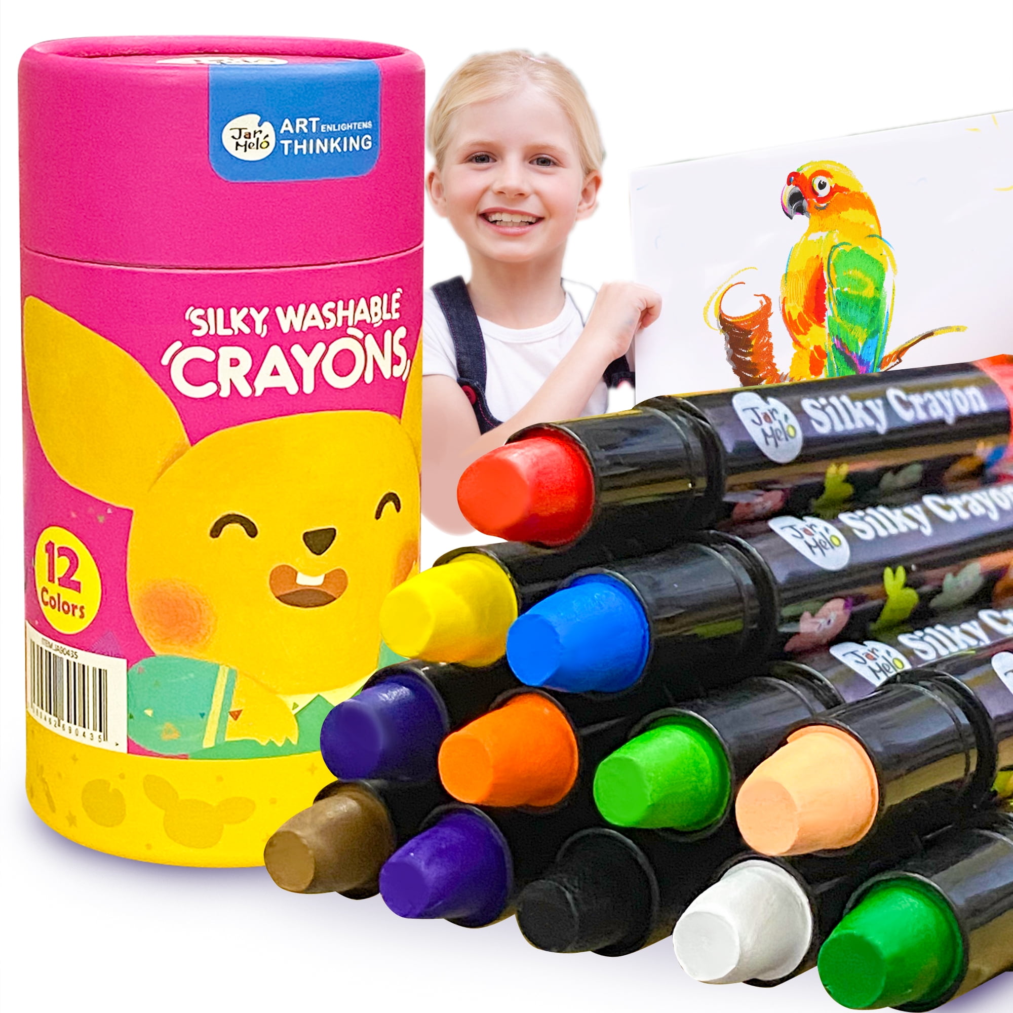 Lockermate Crayon Box, Clear, 1 Count 