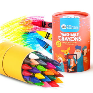 Jar Melo 12 Colors Washable Silky Crayons, Non Toxic, Art Tools and 45.3 X  31.5 Giant Coloring Poster, Drawing Fun : Toys & Games 