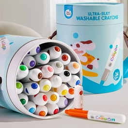 24 PC Water Color Gel Crayons Non-Toxic Coloring Washable Drawing Silky  Crayon, 1 - Gerbes Super Markets