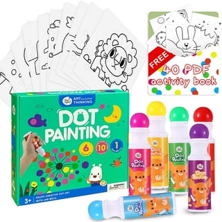 Dauber Dawgs Washable Dot Markers for Kids, Bingo Daubers Paint Dabbers for  Children and Toddlers (13 Pack, 124 Activity Sheets) 