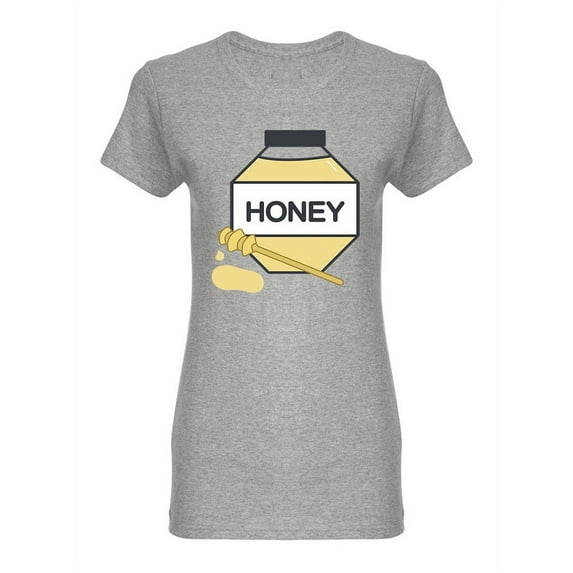 Jar Of Fresh Honey Shaped T-Shirt Women -Image by Shutterstock, Female Small