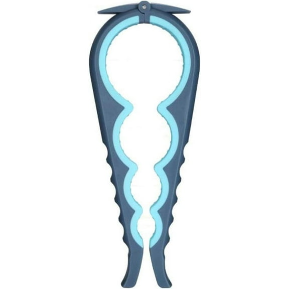 Jar Opener Can Opener Bottle Opener for Seniors, Arthritis Hands and Anyone with Low Strength, Arthritis Jar Openers Get Lids Off Easily(Blue)