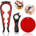 thumbnail image 1 of Jar Opener for Seniors With Arthritis, 5 in 1 Multi Function Bottle Opener Lid Opener For Arthritic Hands Weak Hands with Non Slip Rubber Jar opener Gripper Pad, 1 of 6