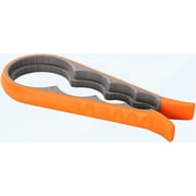 Jar Opener and Bottle Opener for Weak Hands Arthritis Elderly and Children,Non-Slip Jar Opener Grip Get Lids Off with Ease Orange