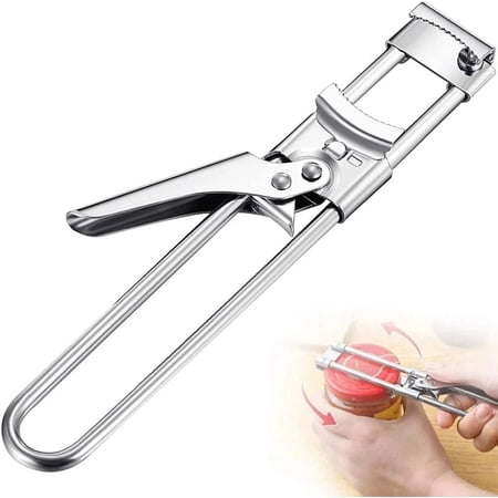 Jar Opener for Weak Hands, Adjustable Stainless Steel Can Opener(1pcs)