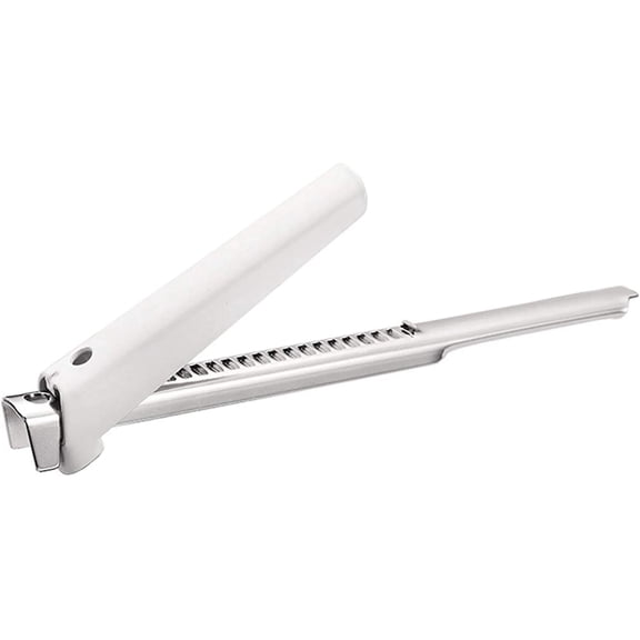 Jar Opener for Weak Hands & Seniors with Arthritis - Adjustable Gripper (White)