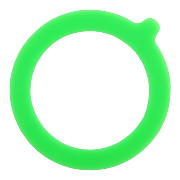 Jar Replacement Gaskets, Replacement Jar Gasket Sealing Rings for Cup Lids, Food Grade Rubber, Leakproof Sealing Rings for Standard Sized Mouth Canning and Storage Containers, 1Pc(Green,3.7x3.7")