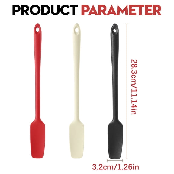 Jar Spreader Silicone Narrow Handle Applicator Soft Edge Scraper Baking Tool