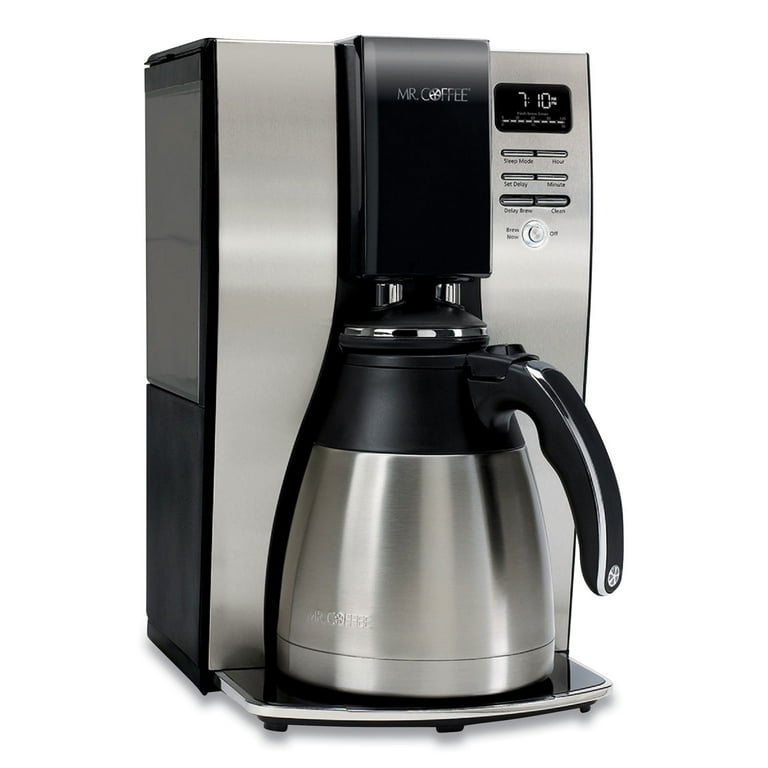 10-Cup Thermal Programmable Coffeemaker, Stainless Steel/Black 10-Cup Thermal Programmable Coffeemaker, Stainless Steel/Black