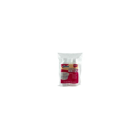 Diamond 2 Oz. Clear Plastic Cups with Lid (50-Pack) 4142633001 Pack of 8