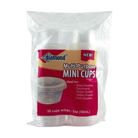 Hearthmark 50CT 2OZ Plas Mini Cups 8 Pack