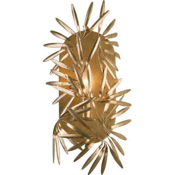 Jardin 1 Light ADA Sconce Oxidized Gold Leaf