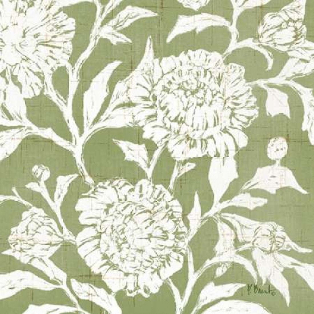 Jardin Floral I Canvas Art - Paul Brent (24 x 24)