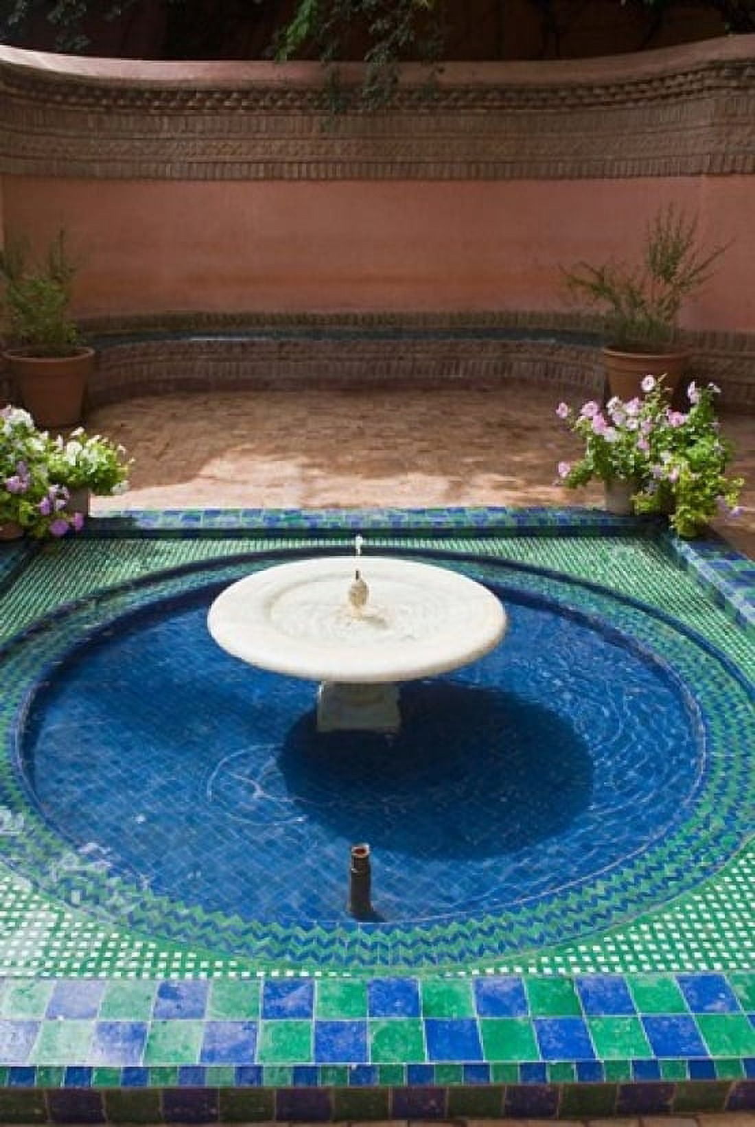 Jardin Majorelle Marrakech Morocco North Africa Canvas Art - Nico Tondini DanitaDelimont (11 x 17)