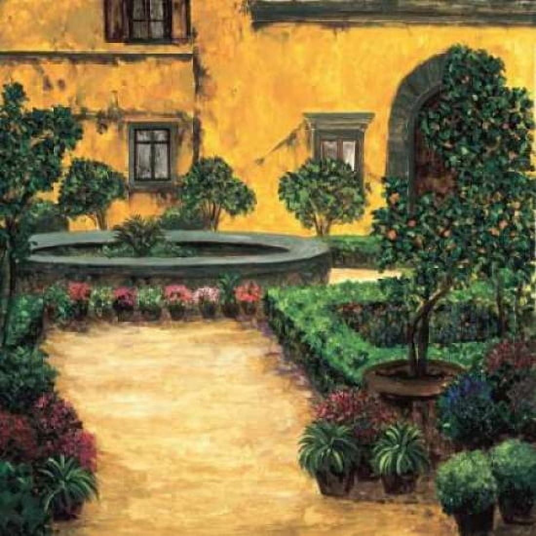 Jardin Toscana Canvas Art - Montserrat Masdeu (24 x 24)