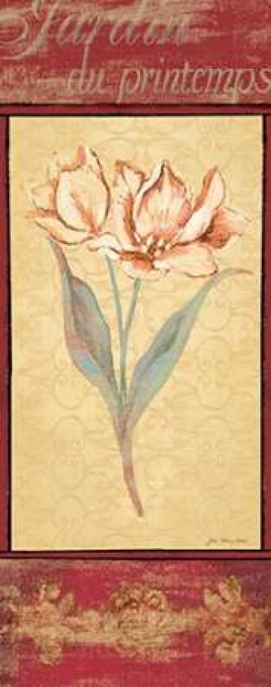 Jardin du Printemps Canvas Art - Jo Moulton (10 x 20)
