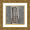 thumbnail image 1 of Jardine, Liz 12x12 Gold Ornate Wood Framed with Double Matting Museum Art Print Titled - Chicago II, 1 of 4