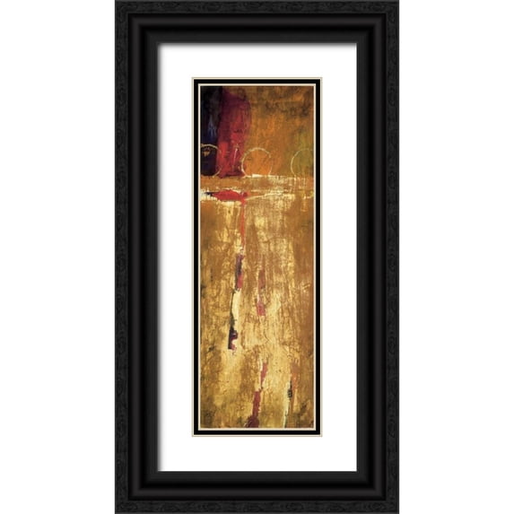 Jardine, Liz 13x32 Black Ornate Wood Framed with Double Matting Museum Art Print Titled - In the Balance I