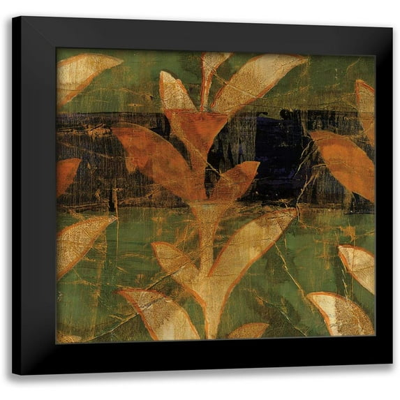 Jardine, Liz 15x15 Black Modern Framed Museum Art Print Titled - Undersea Violet I