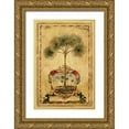 thumbnail image 1 of Jardine, Liz 23x32 Gold Ornate Wood Framed with Double Matting Museum Art Print Titled - Sunrise Palm, 1 of 4