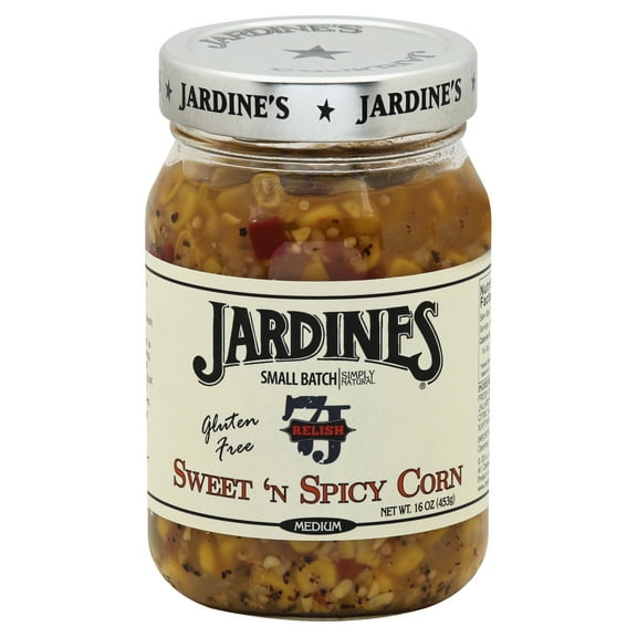 Jardines Sweet & Spicy Salsa Corn Relish 16 oz (Pack Of 6)