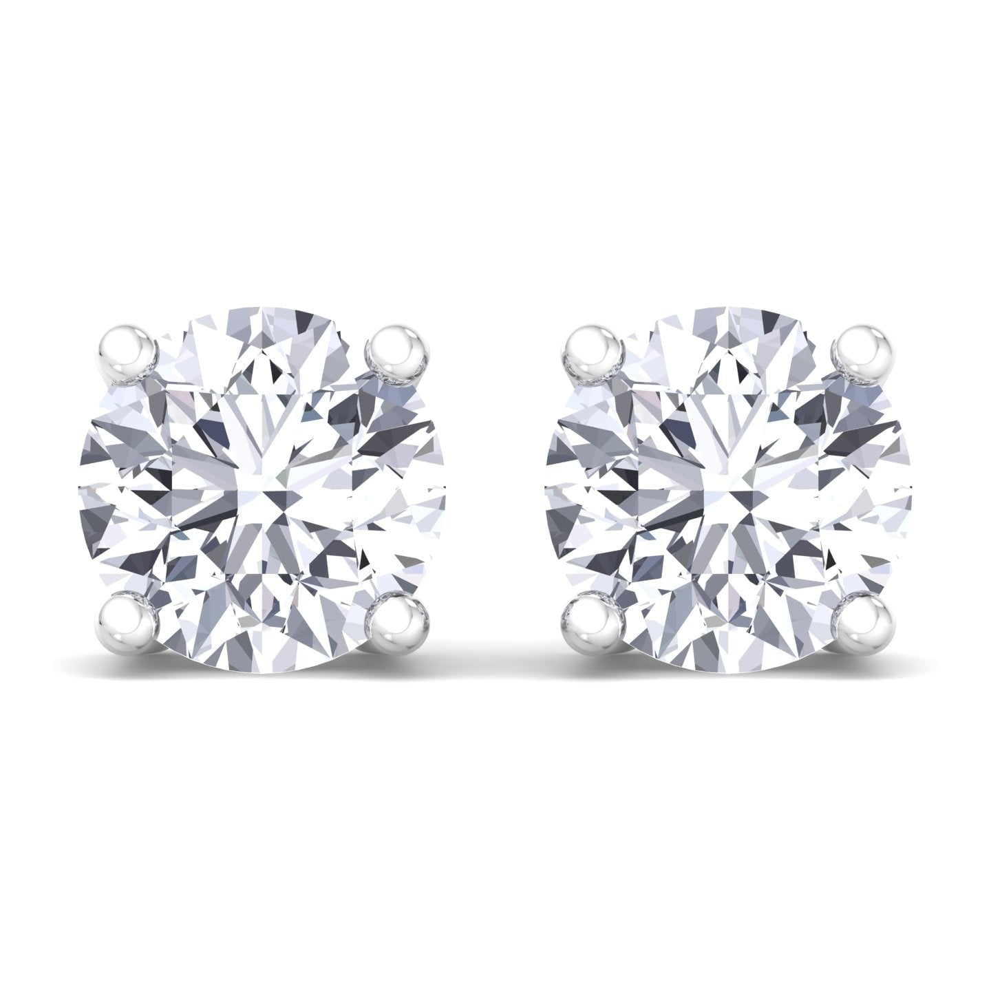 Jared 0.5 Carat Round Cut Classic Diamond Studs Walmart