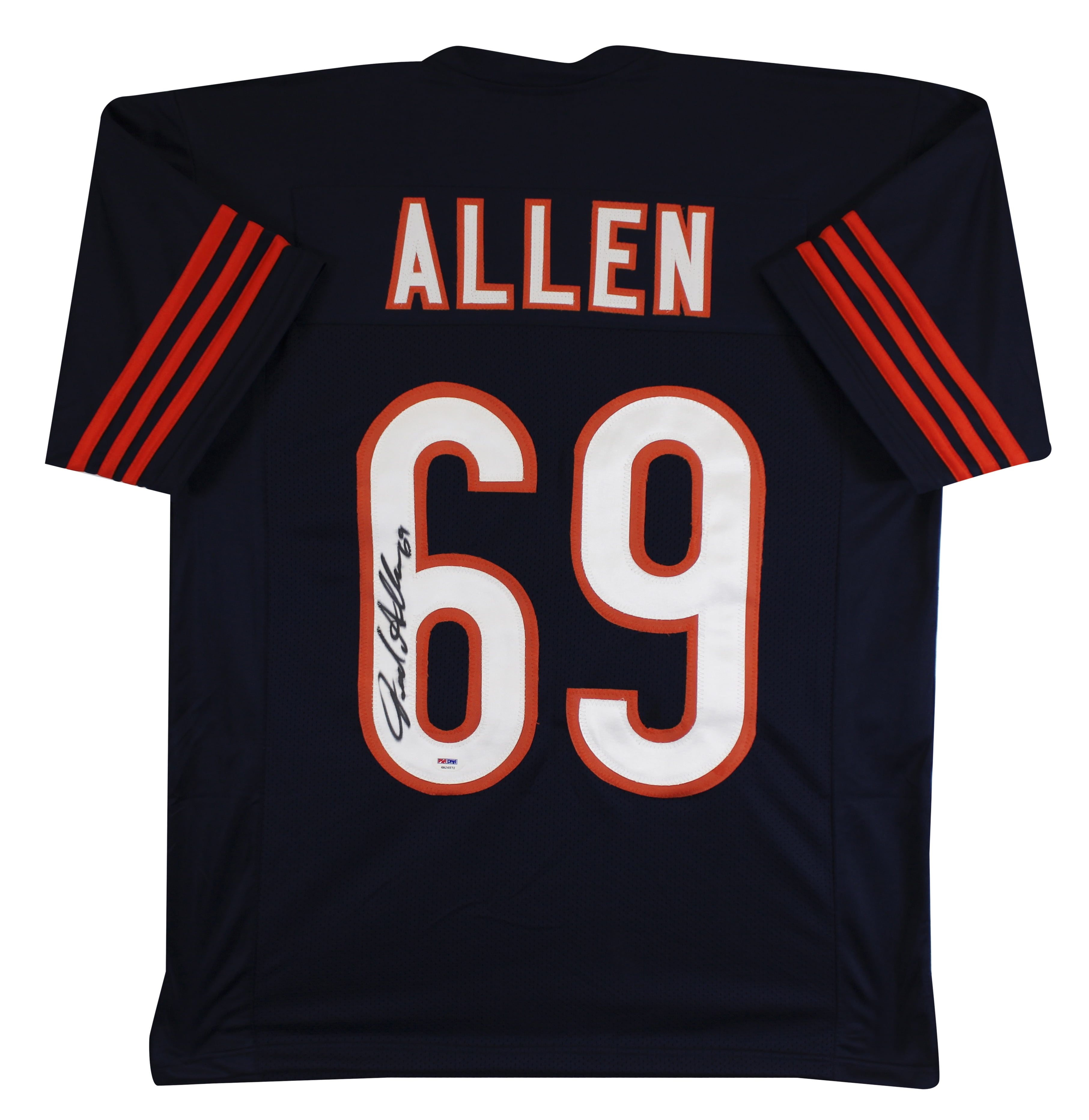 Signging Autographs Collectible Jared Allen Authentic Signed Navy Pro Style Jersey ...