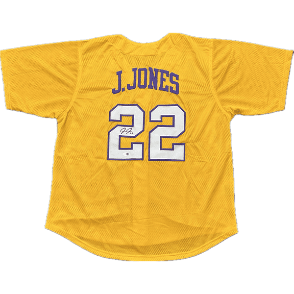 Jared Jones Signed Autographed Yellow Jersey JSA Authenticated
