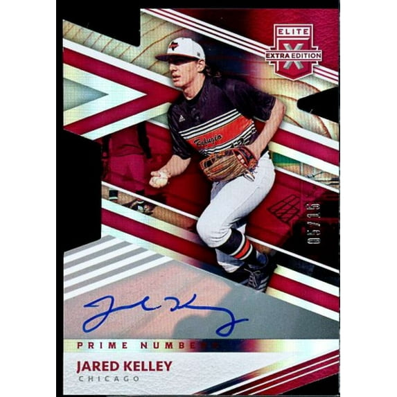 Jared Kelley/15 2020 Elite Extra Edition Signatures Prime Numbers A Die Cut #47