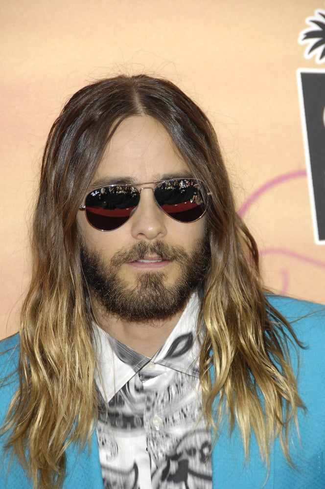Jared Leto At Arrivals For Iheartradio Music Awards 2014 Canvas Art - (16 x 20)