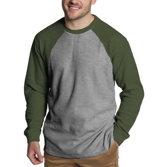 Jared Men's Long Sleeve Raglan Thermal Shirt