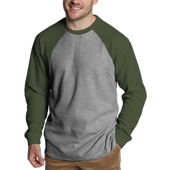 Jared Men's Long Sleeve Raglan Thermal Shirt