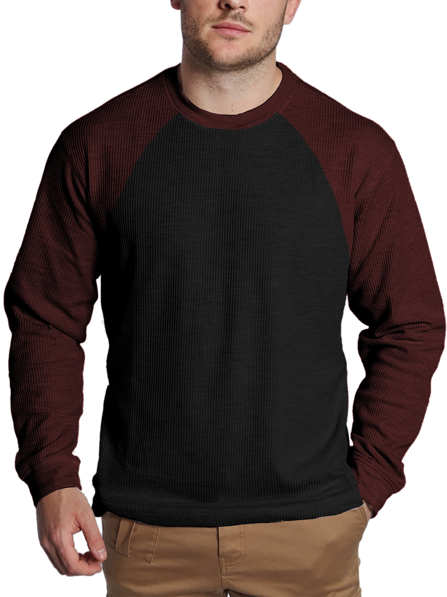 Jared Men's Long Sleeve Raglan Thermal Shirt