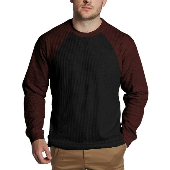 Jared Men's Long Sleeve Raglan Thermal Shirt