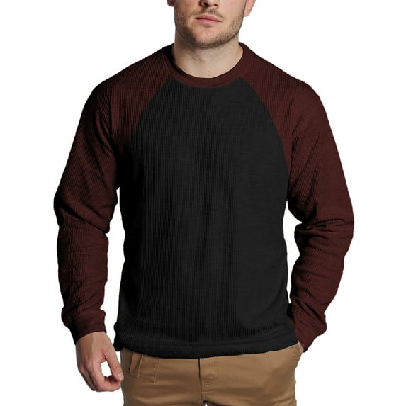 Jared Men's Long Sleeve Raglan Thermal Shirt